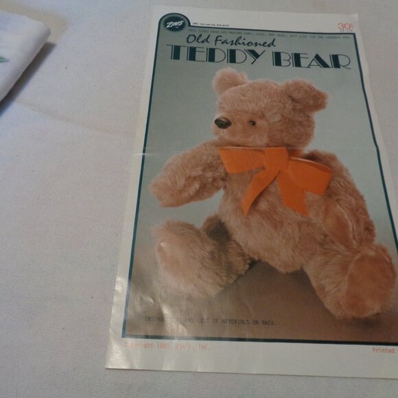 KAWAII CUTE VINTAGE BEAR PATTERNS & RUFFLES FLORAL PILLOW SHAMS LOT - Picture 3 of 10